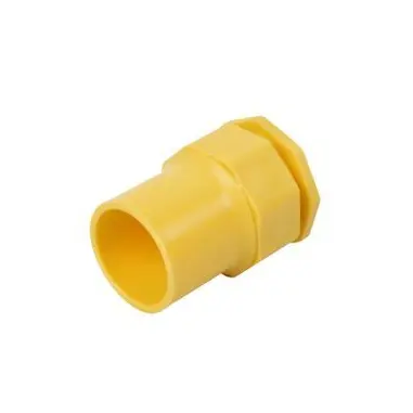 ข้อต่อเข้ากล่อง VF-SY0218 DN18 (1/2) สีเหลือง VLIGHT