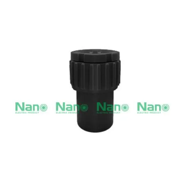 ข้อต่อกล่อง คอนเน็คเตอร์ (3/8 นิ้ว) NNCN15B สีดำ NANO