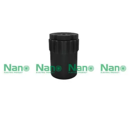 ข้อต่อเข้ากล่อง 16มม. NNCN16MB สีดำ NANO