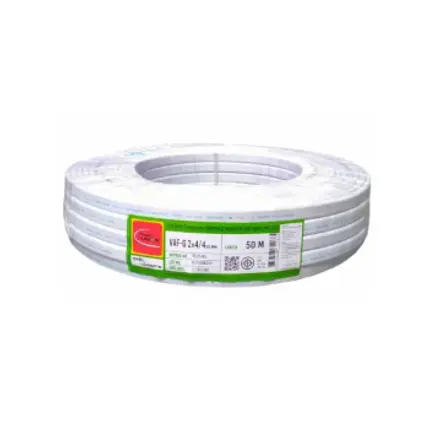 สายไฟ VAF-G 2 x 4 (50 ม.) สีขาว TUW