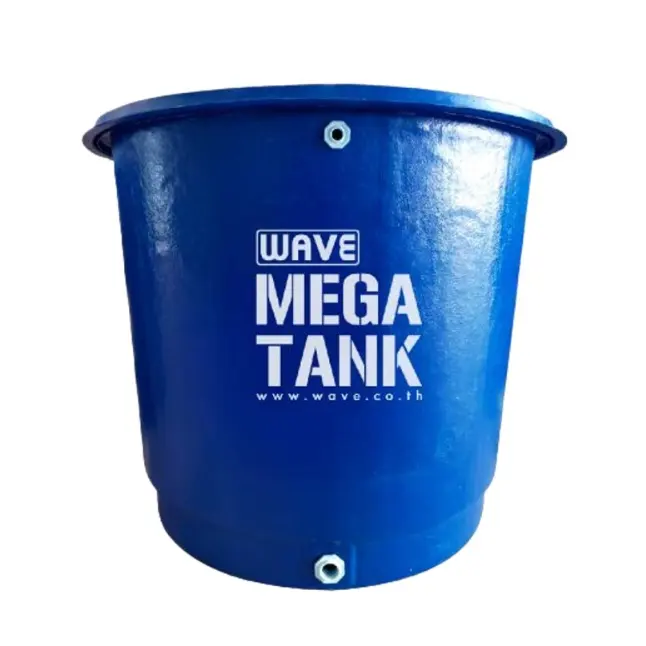 ถังน้ำไฟเบอร์กลาสทรงถ้วย 2500 ลิตร WWTG-2500L WAVE