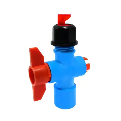 หัวฉีดด้านเดียว หมุนได้ 5.5 มม. Px5 360-111C สีแดง KANOK