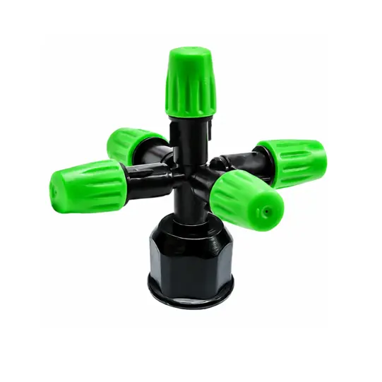 หัวพ่นหมอก 5 ทิศ 374-15W สีเขียว KANOK